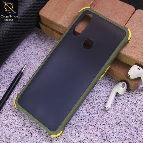 Oppo A31 Cover - Light Green - Translucent Matte Shockproof Case