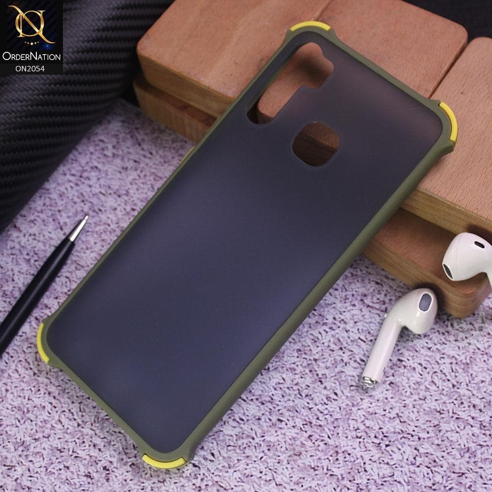 Tecno Camon 12 Air Cover - Light Green - Translucent Matte Shockproof Case