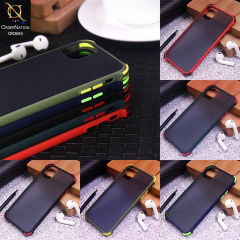 Oppo Reno 2F Cover - Dark Green - Translucent Matte Shockproof Case