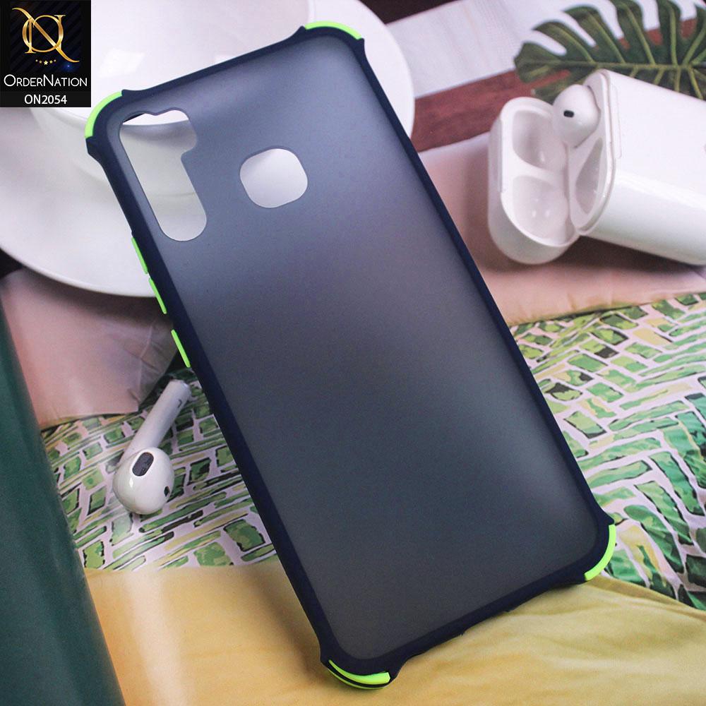 Tecno Camon 12 Air Cover - Blue - Translucent Matte Shockproof Case
