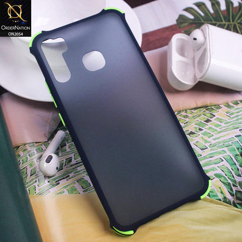 Tecno Camon 12 Air Cover - Blue - Translucent Matte Shockproof Case