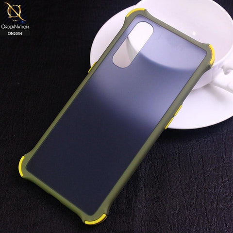 Oppo Reno 3 Pro 5G Cover - Light Green - Translucent Matte Shockproof Case