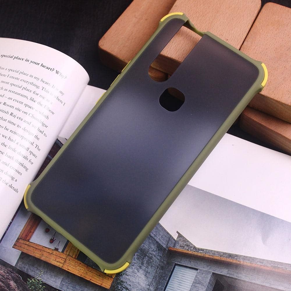 Infinix S5 Pro Cover - Light Green - Translucent Matte Shockproof Case