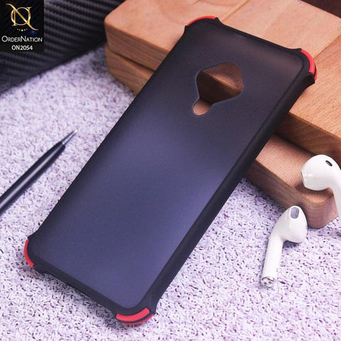 Vivo Y51 2020 Cover - Black - Translucent Matte Shockproof Case