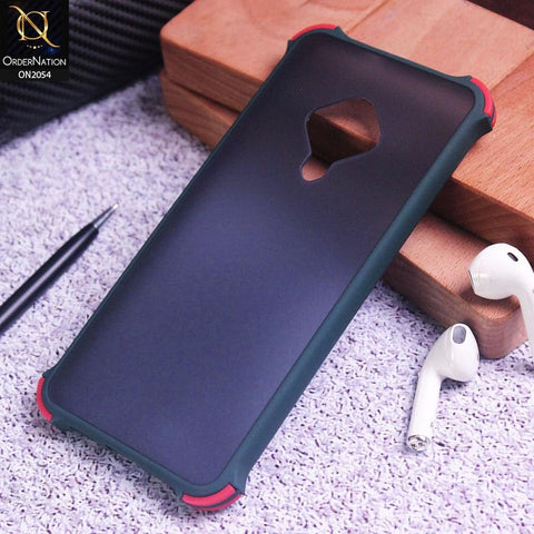 Vivo S1 Pro Cover - Dark Green - Translucent Matte Shockproof Case