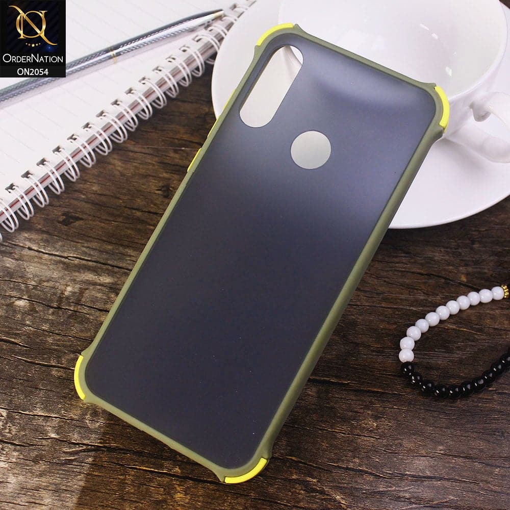 Huawei Y6s 2019 Cover - Light Green - Translucent Matte Shockproof Case