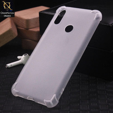 Huawei Y7 Prime 2019 / Y7 2019 / Y7 Pro 2019 Cover - 3D Drop Proof Semi Transparent Back Shell Soft Case