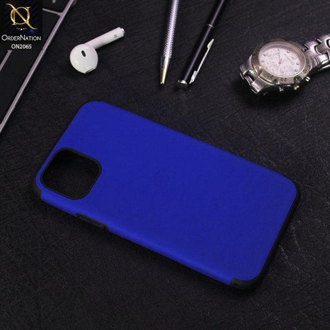 iPhone 11 Pro Cover - Blue - Soft Tpu Youthful Color Matt Protection Case