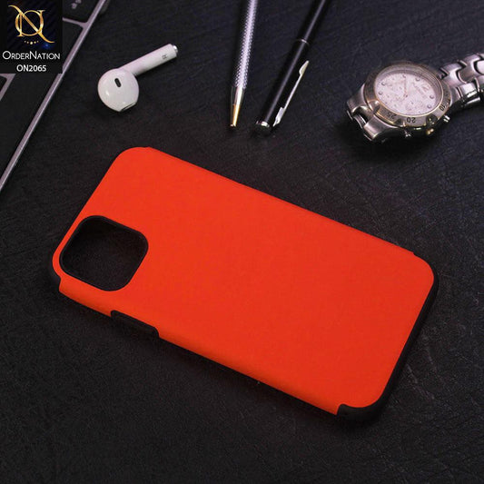 iPhone 11 Pro Cover - Orange - Soft Tpu Youthful Color Matt Protection Case