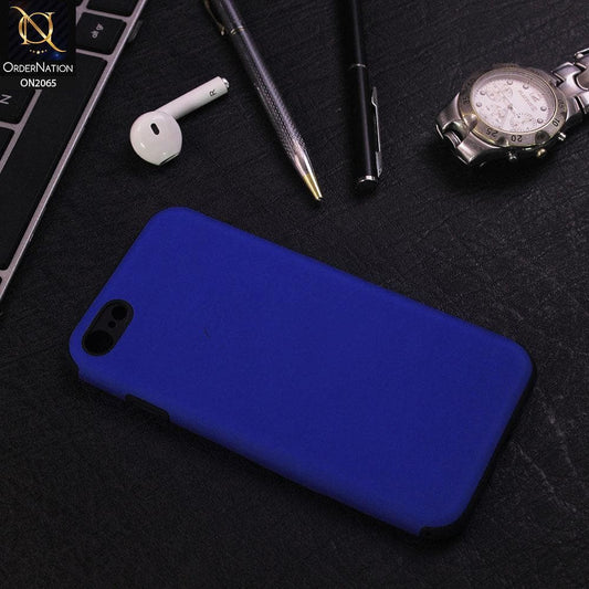 iPhone SE 2020 Cover - Blue - Soft Tpu Youthful Color Matt Protection Case