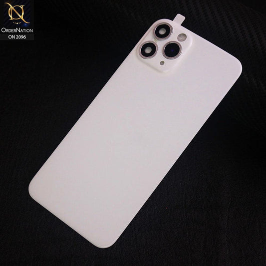 iPhone XS / X Protector - White - Face Lift Matte Back Protector for iPhone XS / X Convert to iPhone 11 Pro