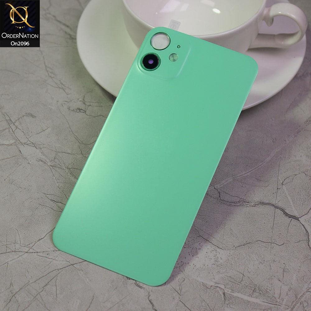 iPhone XR Protector - Sea Green - Face Lift Matte Back Protector for iPhone XR Convert to iPhone 11