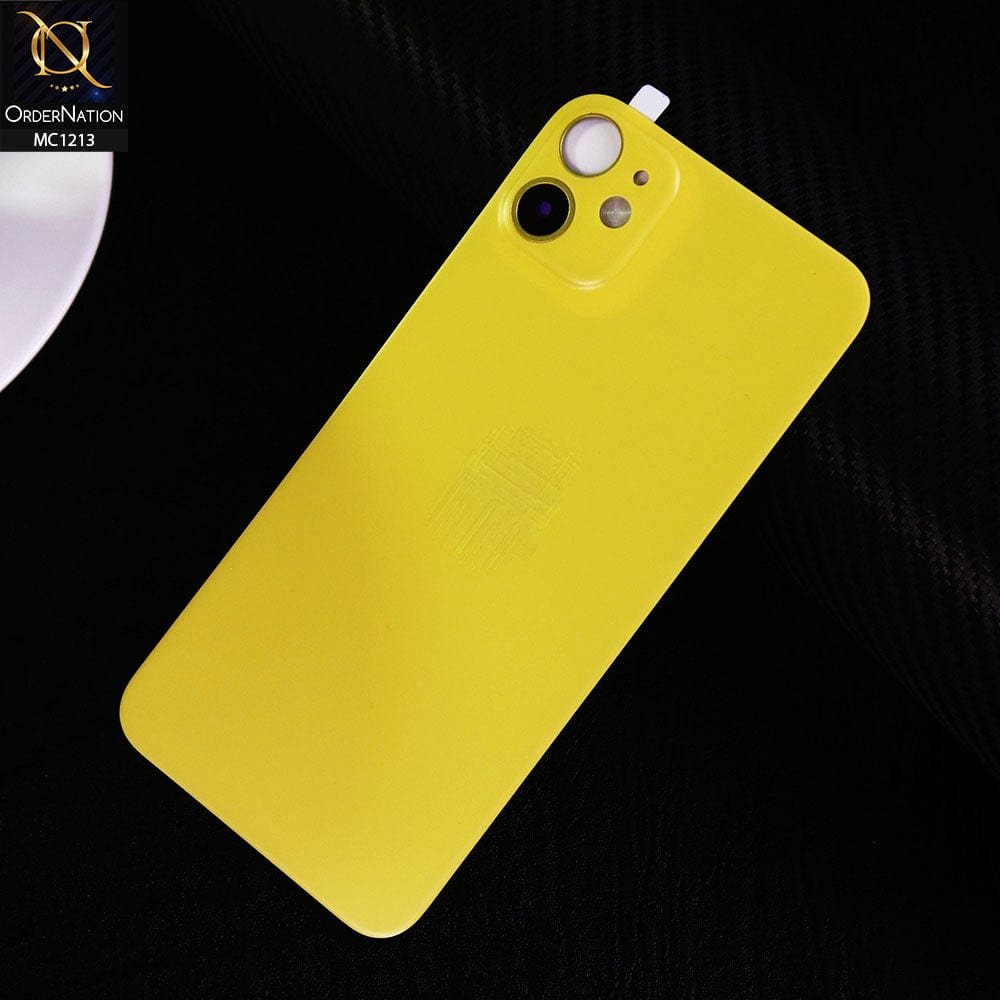 iPhone XR Protector - Yellow - Face Lift Matte Back Protector for iPhone XR Convert to iPhone 11