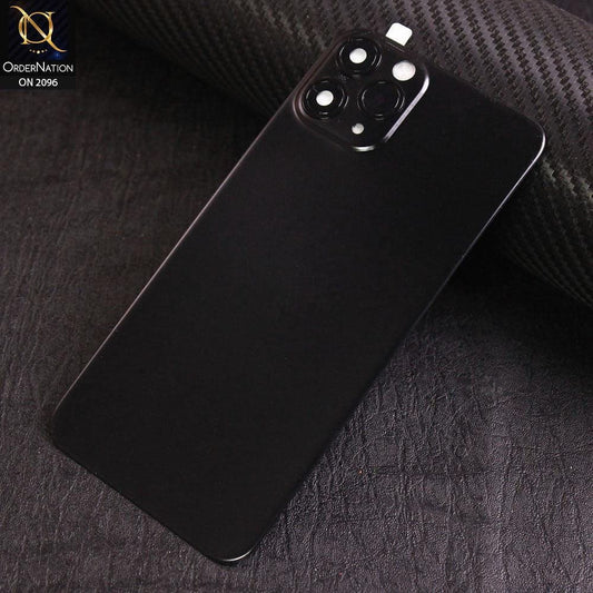 iPhone XS / X Protector - Black - Face Lift Matte Back Protector for iPhone XS / X Convert to iPhone 11 Pro