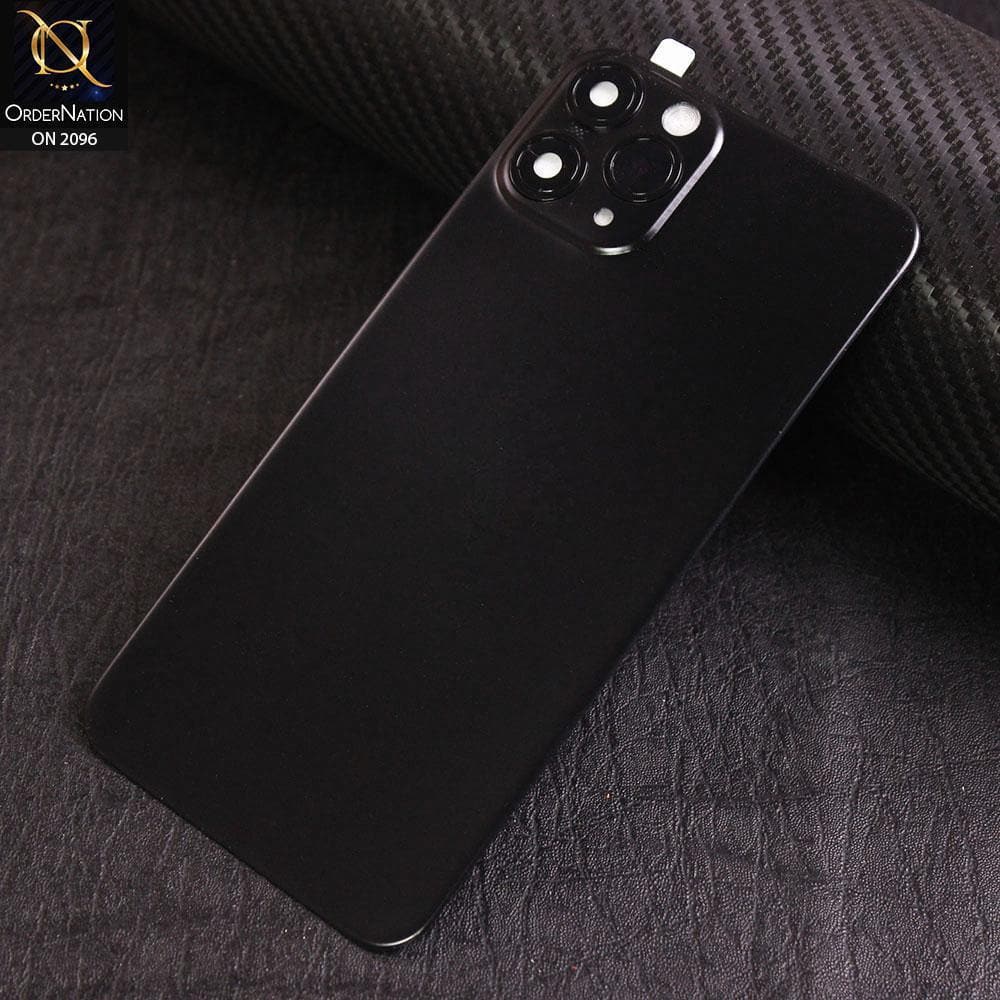 iPhone XS Max Protector - Black - Face Lift Matte Back Protector for iPhone XS Max Convert to iPhone 11 Pro Max