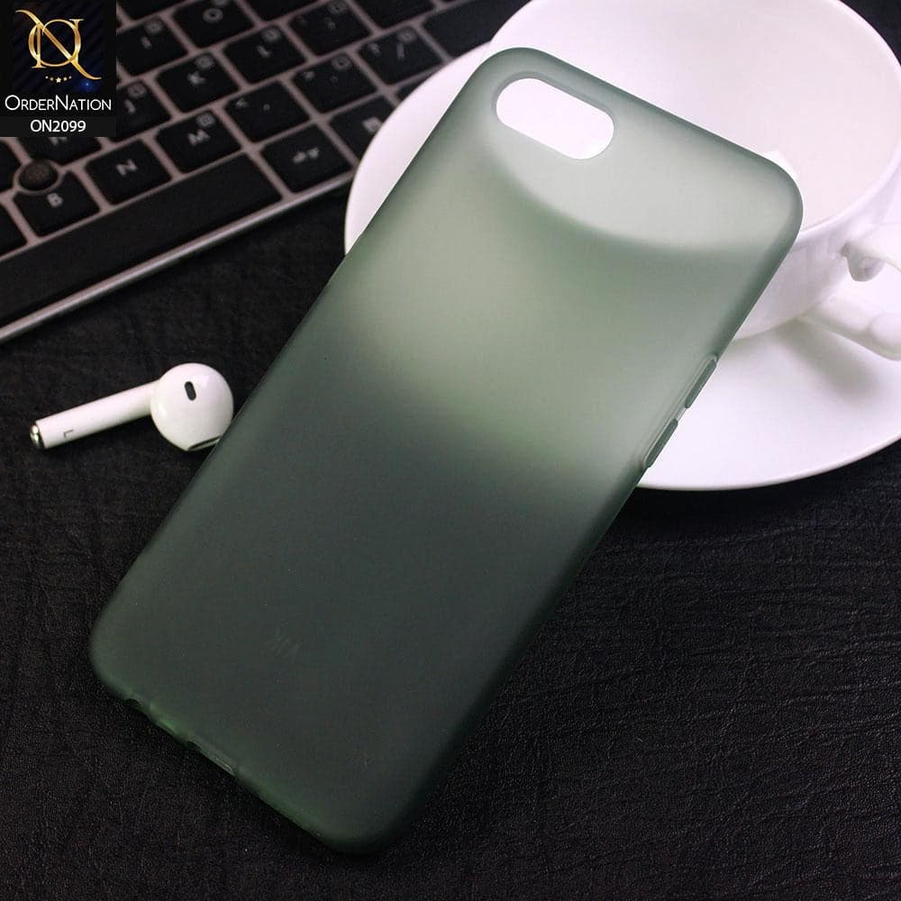 Candy Assorted Color Soft Semi-Transparent Case For Oppo A1k - Green
