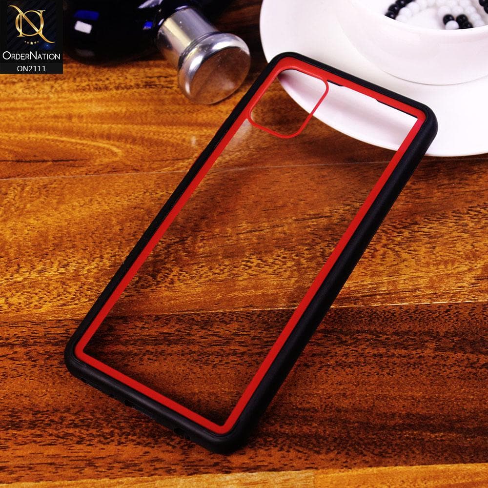 Samsung Galaxy A31 Cover - Black - Shockproof Soft Edge Silicone Back Shell Case