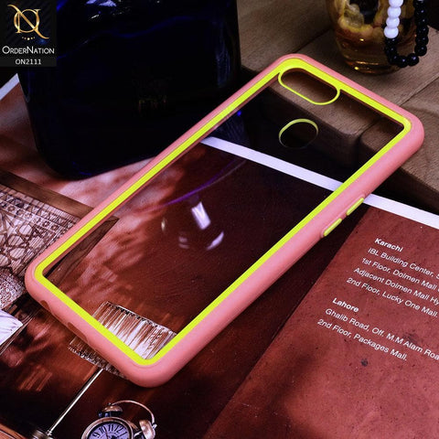 Oppo F9 / F9 Pro - Pink - Shockproof Soft Edge Silicone Back Shell Case