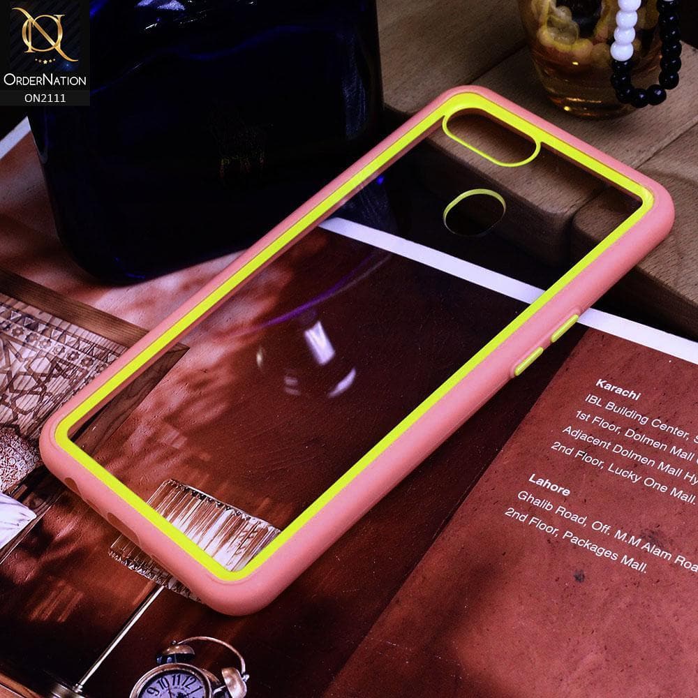Realme 2 Pro - Pink - Shockproof Soft Edge Silicone Back Shell Case