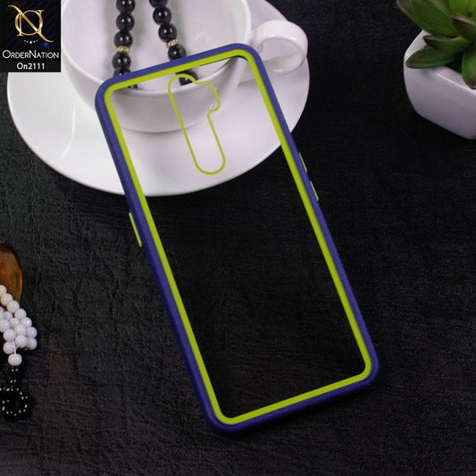 Oppo A9 2020 - Blue - Shockproof Soft Edge Silicone Back Shell Case