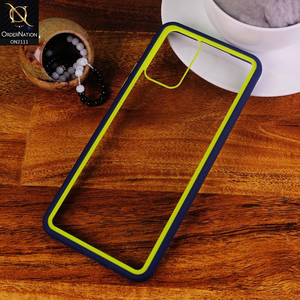 Infinix Note 8i Cover - Blue - Shockproof Soft Edge Silicone Back Shell Case