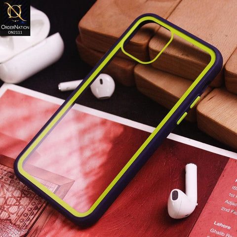 iPhone 11 Pro Max Cover - Blue - Shockproof Soft Edge Silicone Back Shell Case