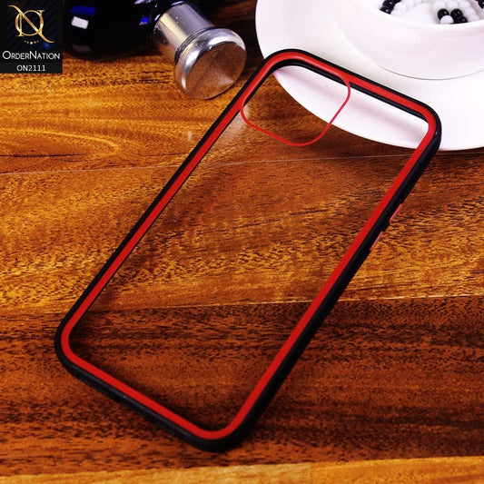 iPhone 12 Mini Cover - Black - Shockproof Soft Edge Silicone Back Shell Case
