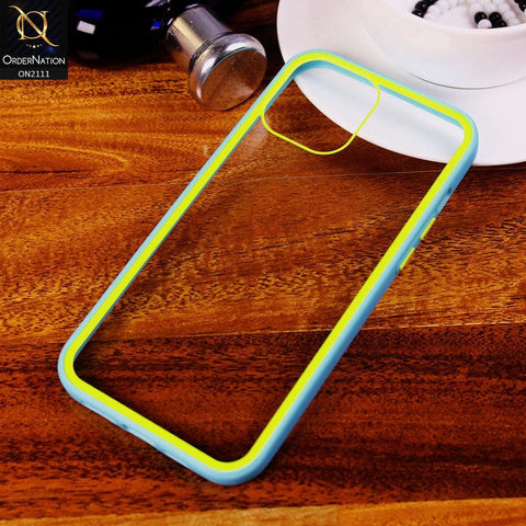 iPhone 12 Mini Cover - Sky Blue - Shockproof Soft Edge Silicone Back Shell Case