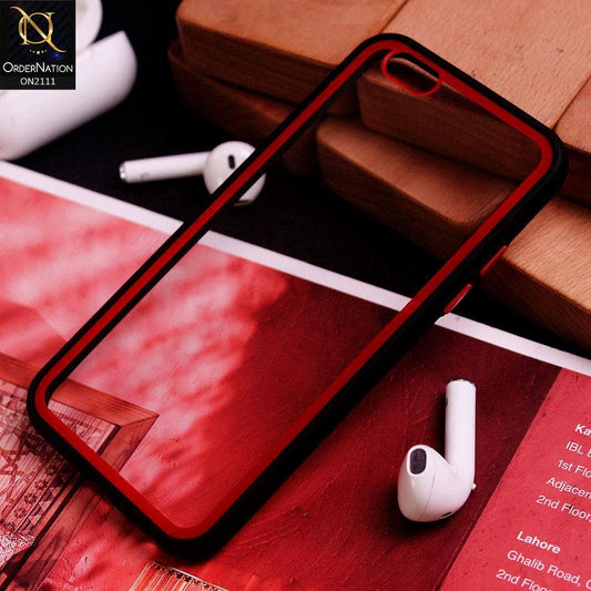 iPhone 6S / 6 Cover - Black - Shockproof Soft Edge Silicone Back Shell Case