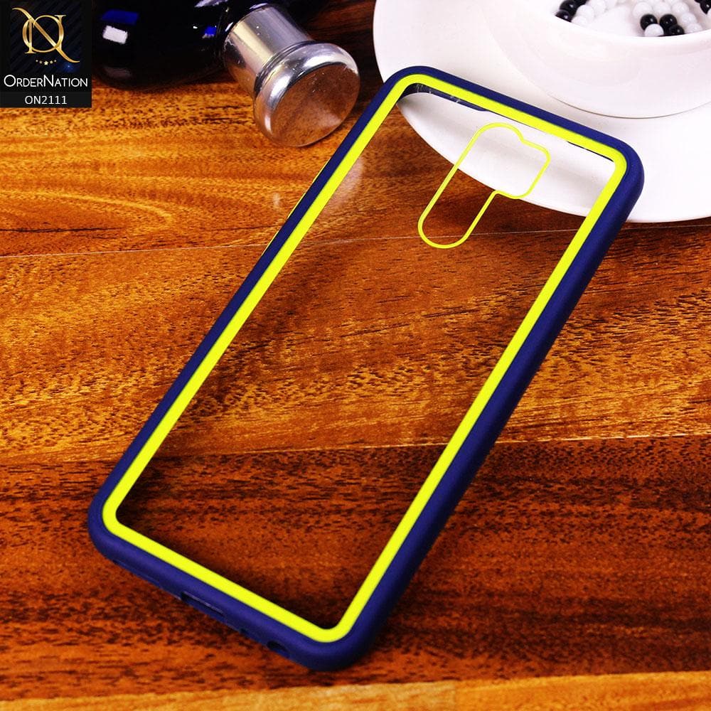 Xiaomi Redmi 9 Prime Cover - Blue - Shockproof Soft Edge Silicone Back Shell Case