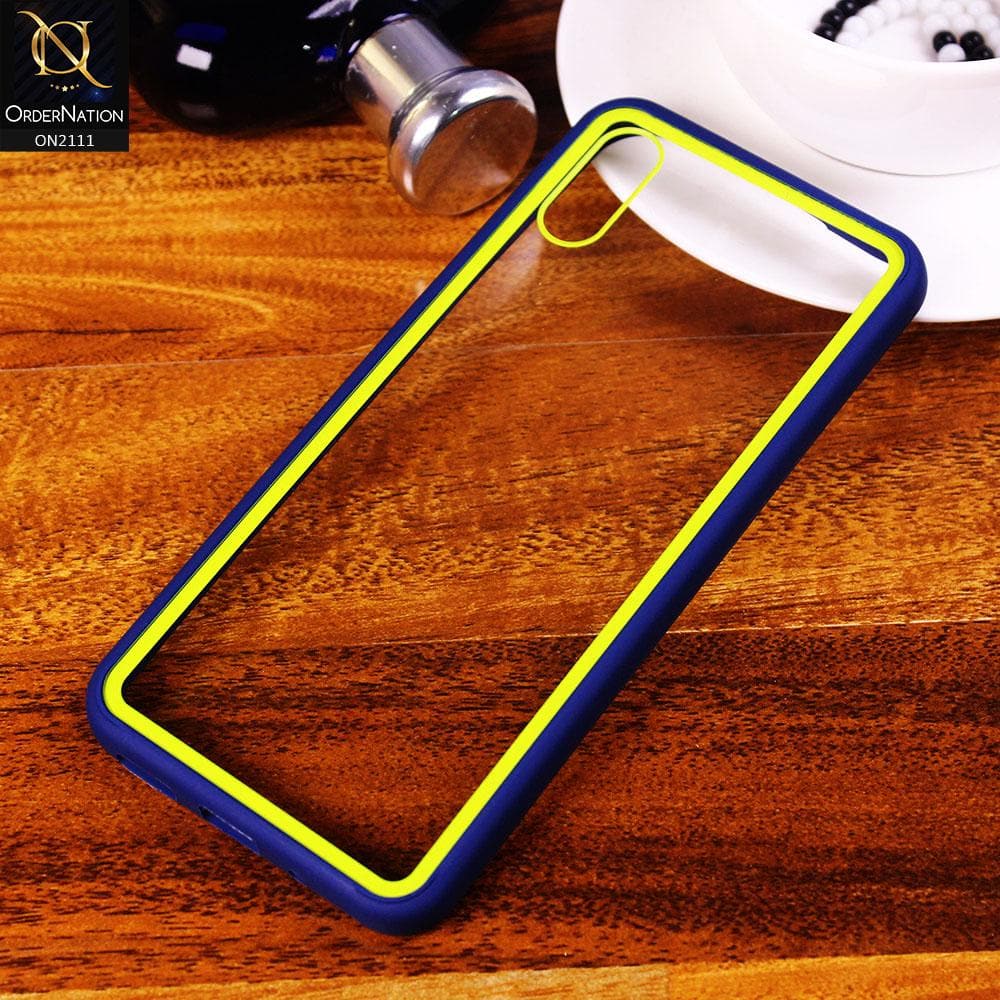 Xiaomi Redmi 9i Cover - Blue - Shockproof Soft Edge Silicone Back Shell Case