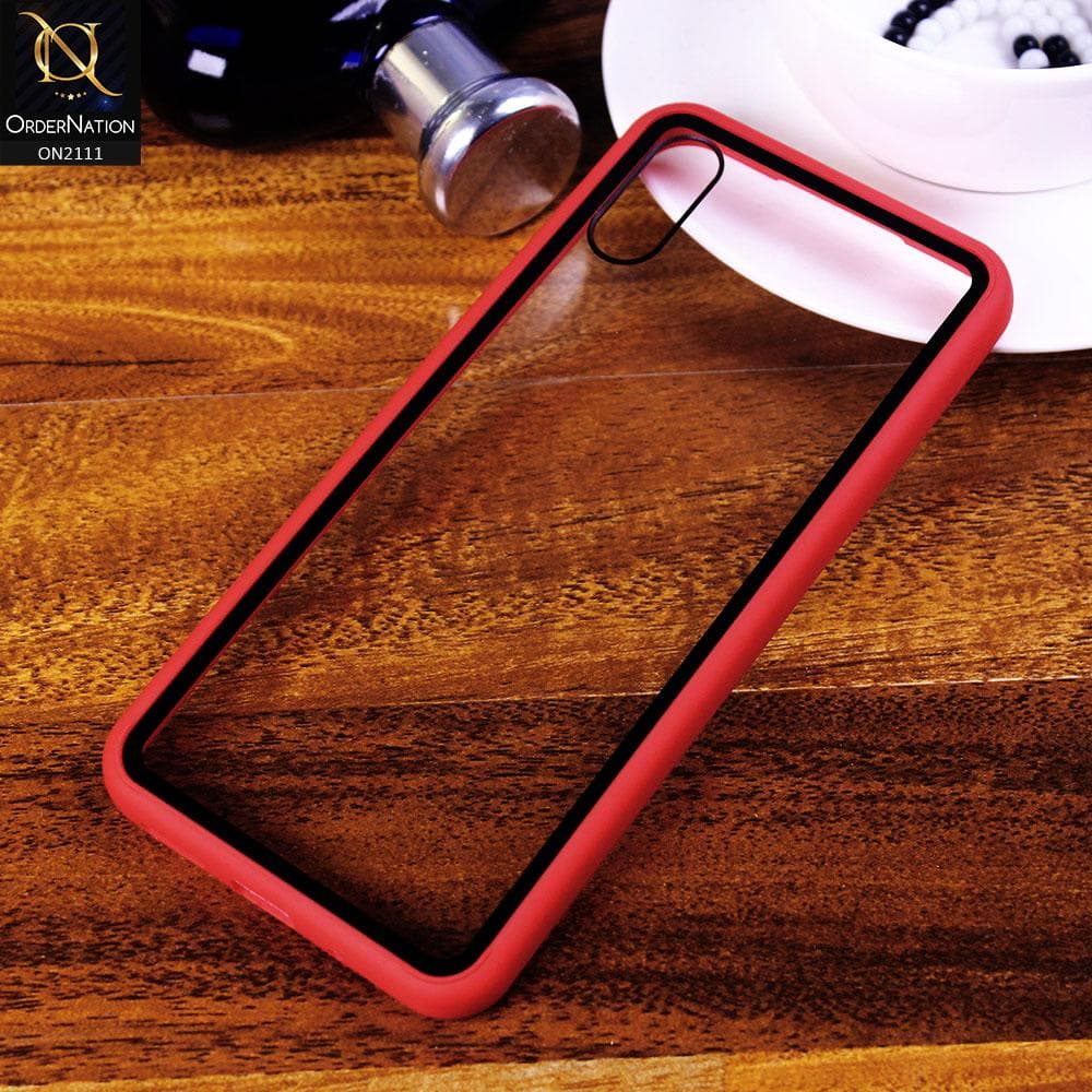 Xiaomi Redmi 9i Cover - Red - Shockproof Soft Edge Silicone Back Shell Case
