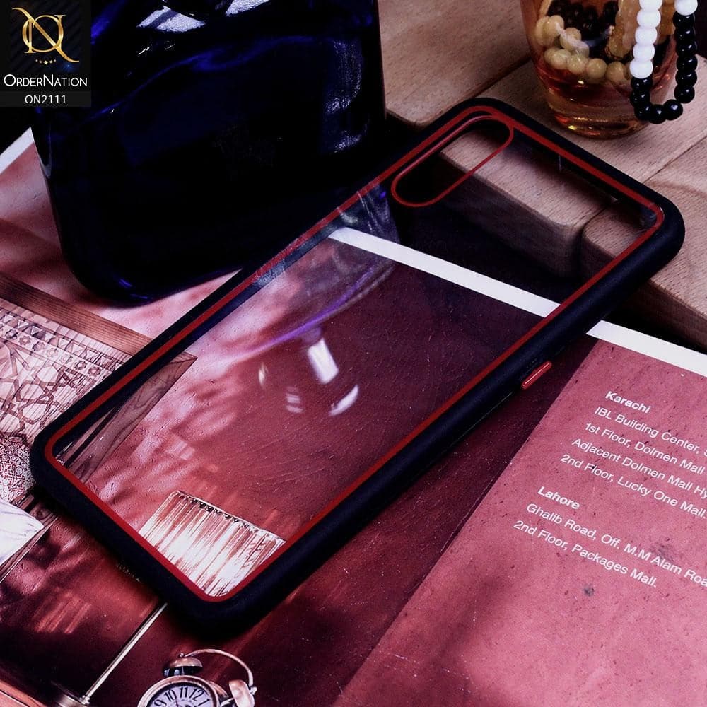 Vivo S1 - Black - Shockproof Soft Edge Silicone Back Shell Case