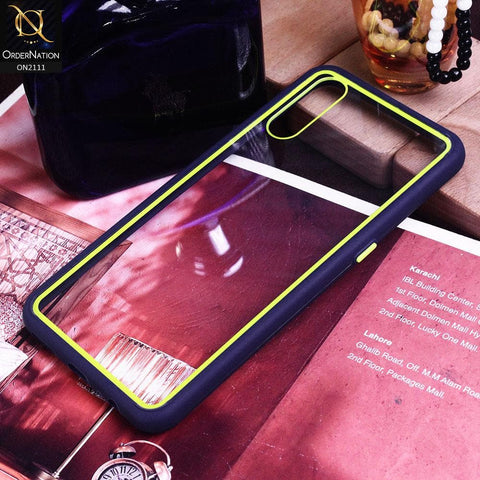 Vivo S1 - Blue - Shockproof Soft Edge Silicone Back Shell Case