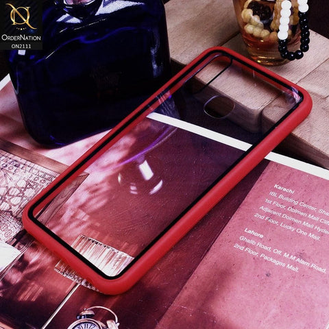 Vivo Y12 - Red - Shockproof Soft Edge Silicone Back Shell Case