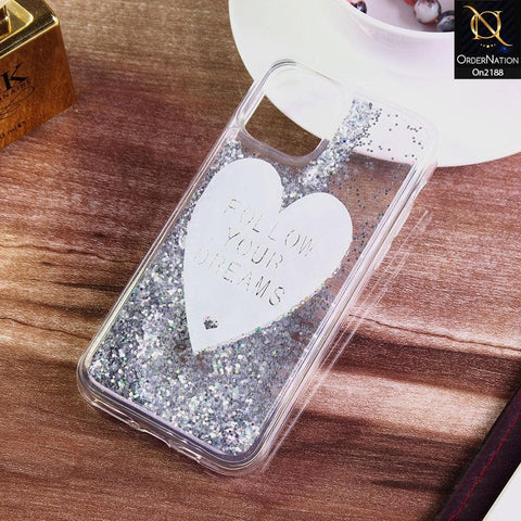 iPhone 11 Pro - Design 61 - Trendy Moving Liquid Glitter Shine Soft Borders Case