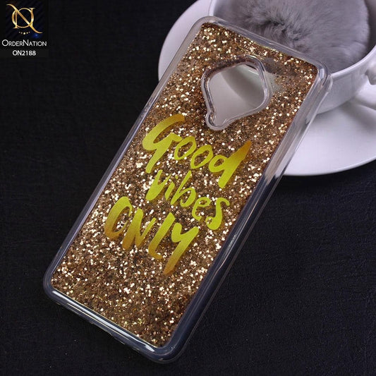 Vivo Y51 2020 Cover - Design 19 - Trendy Moving Liquid Glitter Shine Soft Borders Case