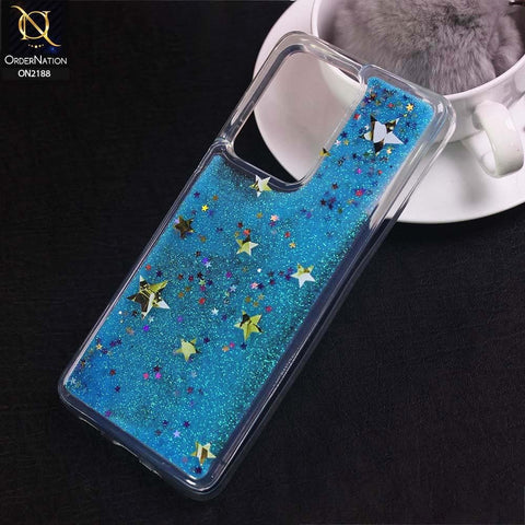 Samsung Galaxy S20 Ultra Cover - Design 7 - Trendy Moving Liquid Glitter Shine Soft Borders Case
