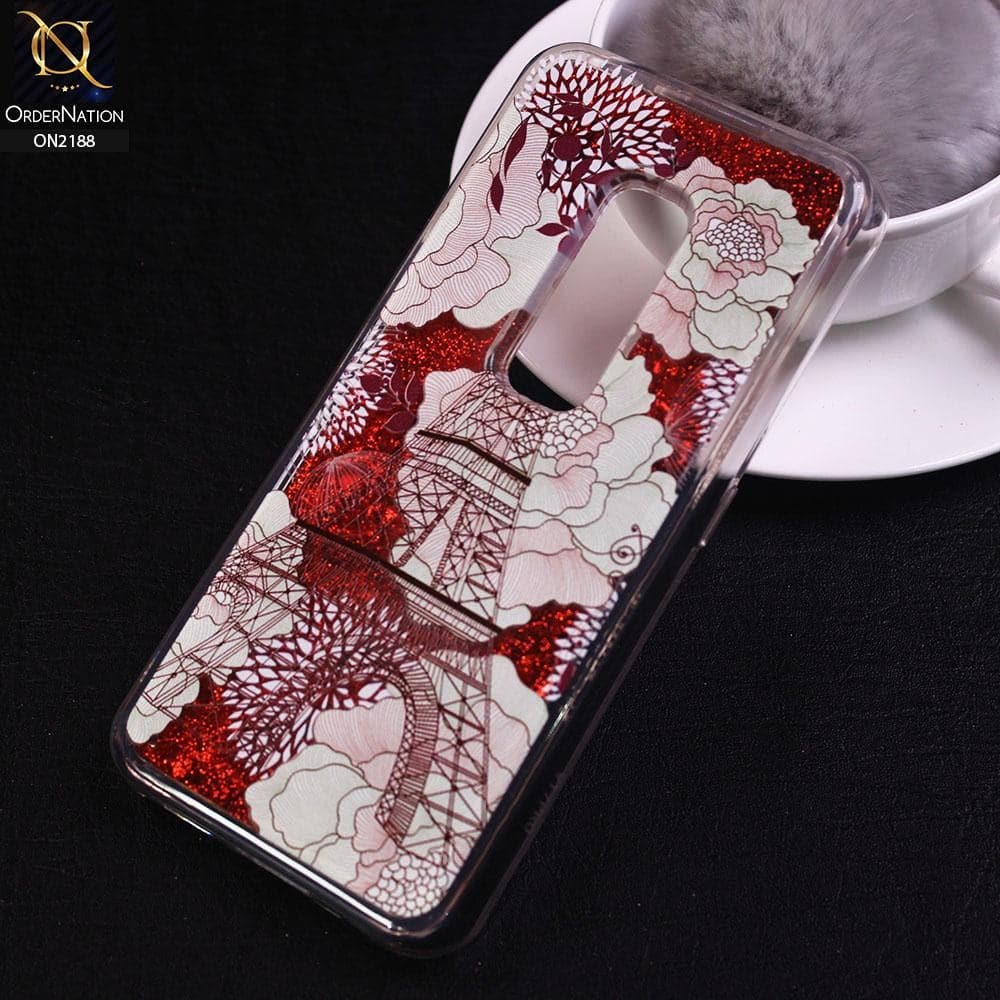 Vivo V17 Pro Cover - Design 29 - Trendy Moving Liquid Glitter Shine Soft Borders Case