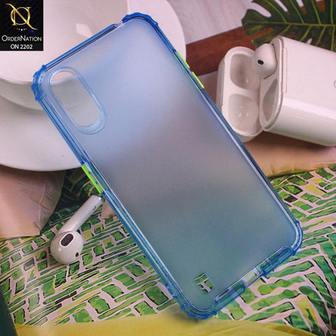 Samsung Galaxy A01 Cover - Sky Blue - Candy Assorted Color Soft Semi-Transparent Case
