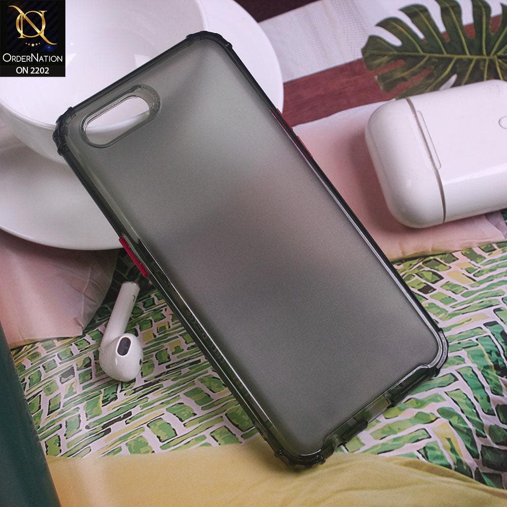 Oppo A1k Cover - Green - Candy Assorted Color Soft Semi-Transparent Case