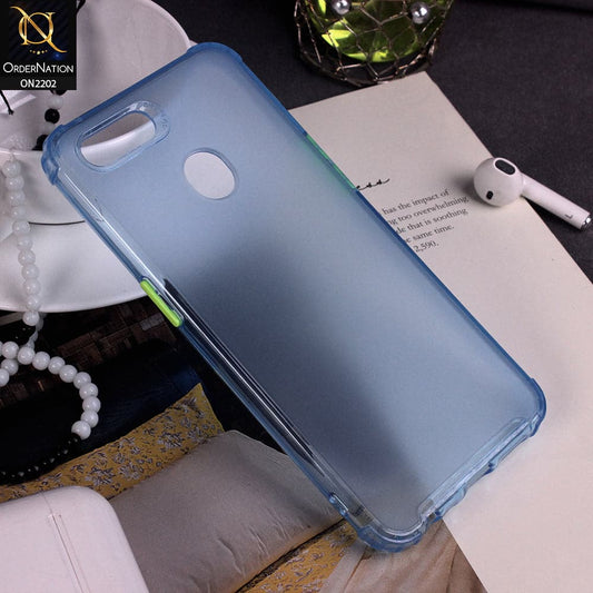 Realme 2 Pro - Blue - Candy Assorted Color Soft Semi-Transparent Case