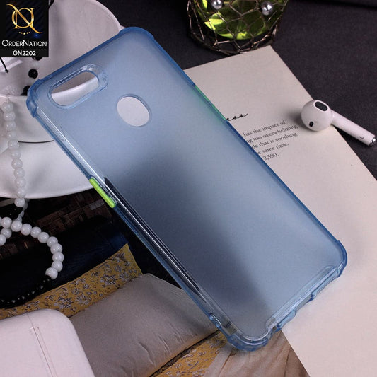 Oppo F9 / F9 Pro - Blue - Candy Assorted Color Soft Semi-Transparent Case