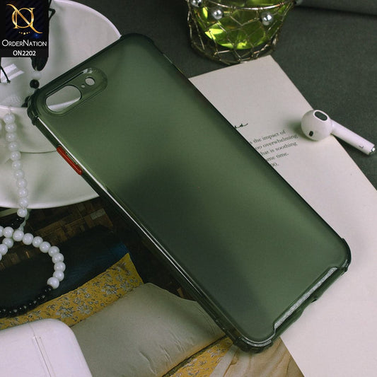 iPhone 8 Plus / 7 Plus - Green - Candy Assorted Color Soft Semi-Transparent Case