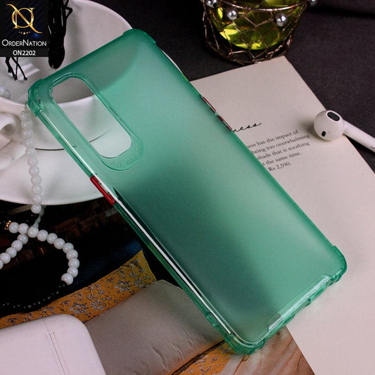 Oppo Reno 4 Pro - Sea Green - Candy Assorted Color Soft Semi-Transparent Case