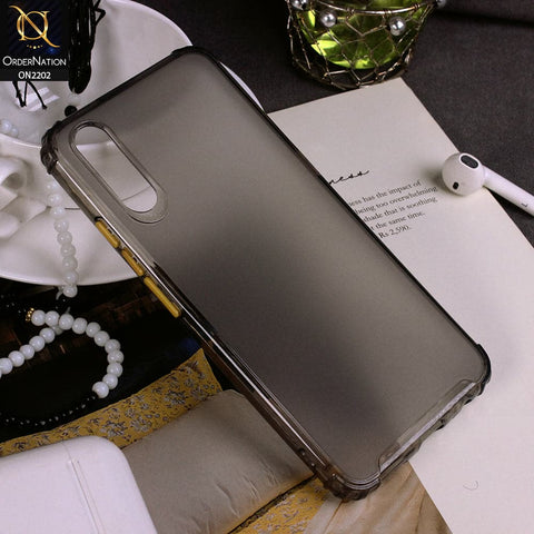 Vivo S1 - Black - Candy Assorted Color Soft Semi-Transparent Case
