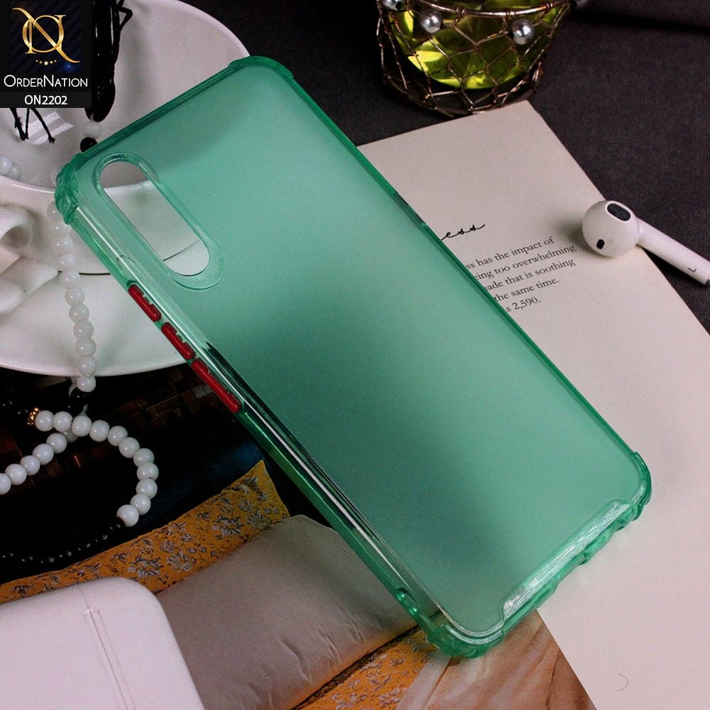 Vivo S1 - Green - Candy Assorted Color Soft Semi-Transparent Case