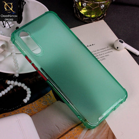 Vivo S1 - Green - Candy Assorted Color Soft Semi-Transparent Case