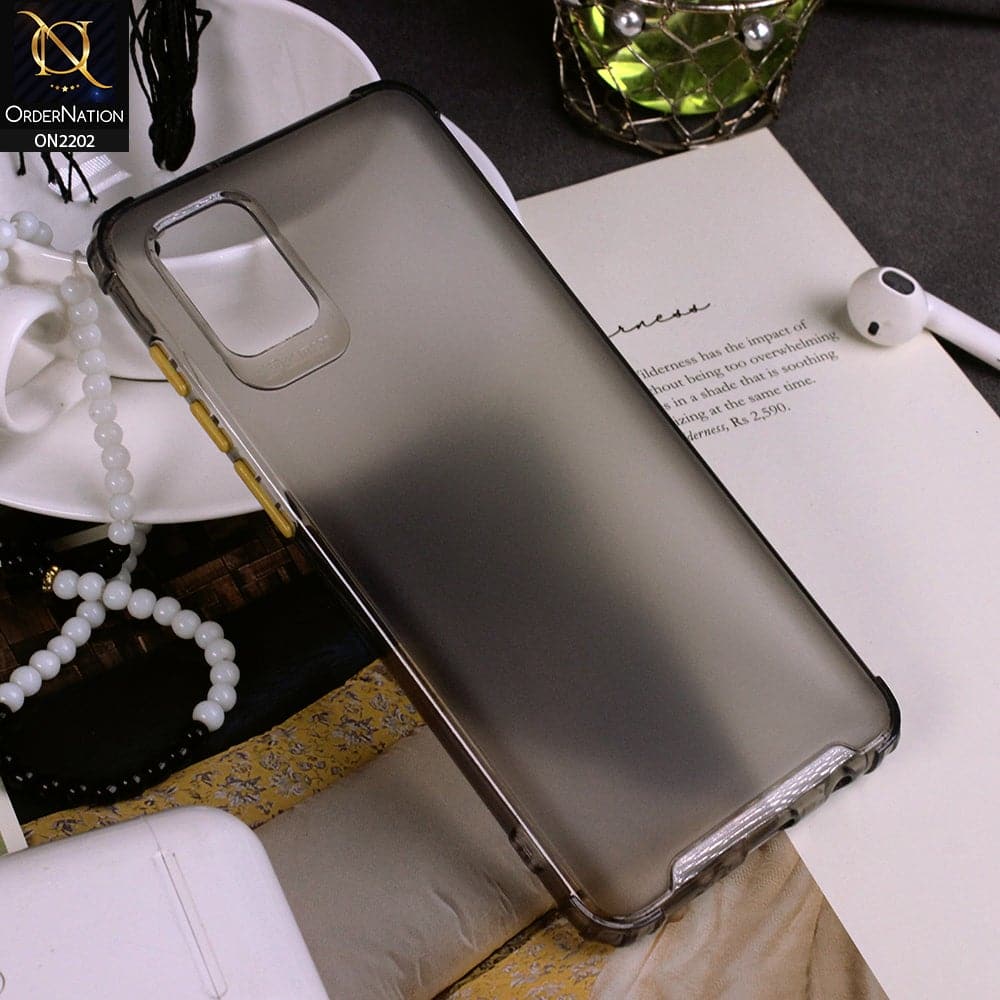 Samsung Galaxy A31 - Black - Candy Assorted Color Soft Semi-Transparent Case
