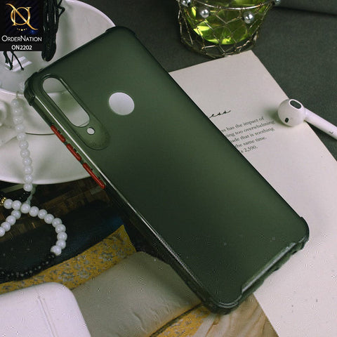 Huawei Y6p - Green - Candy Assorted Color Soft Semi-Transparent Case